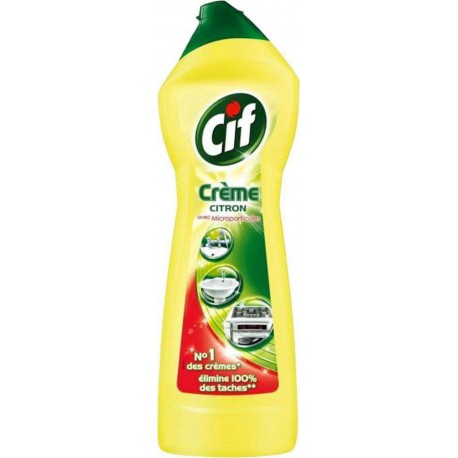 Cif Crème Citron Avec Microparticules 750ml