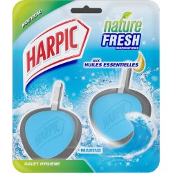 Harpic Bloc Cuvette Galet Hygiène Marine