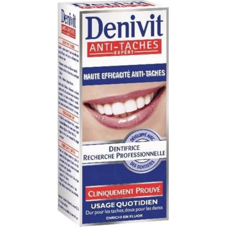 Denivit Dentifrice Anti-Taches Expert Haute Efficacité Anti-Taches 50ml