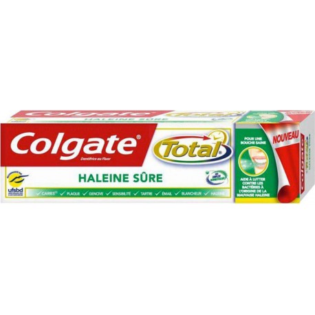 Colgate Dentifrice Total Haleine Sûre 75ml