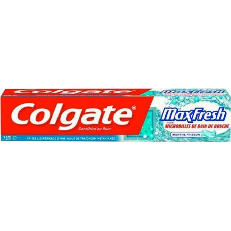 Colgate Dentifrice Max Fresh Microbilles de Bain de Bouche 75ml