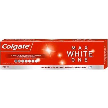 Colgate Dentifrice Max White One Menthe Sensation 75ml