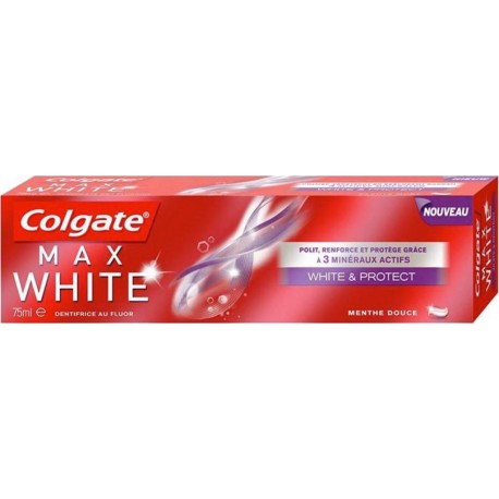 Colgate Dentifrice Max White et Protect 75ml