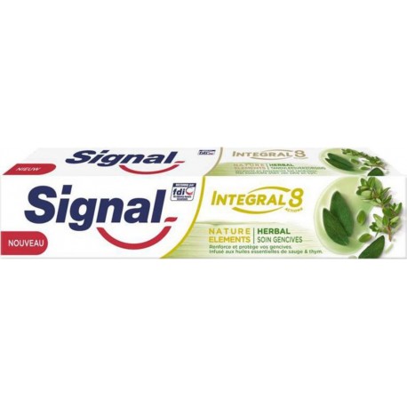 Signal Dentifrice Intégral 8 Herbal Soin Gencives 75ml