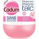 Cadum Déodorant Atomiseur Micro Talc Fraîcheur Pivoine 50ml