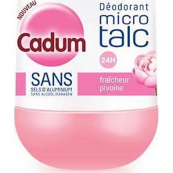 Cadum Déodorant Atomiseur Micro Talc Fraîcheur Pivoine 50ml