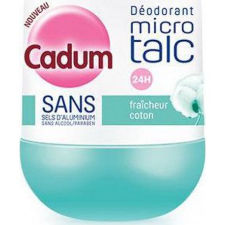 Cadum Déodorant Atomiseur Micro Talc Fraîcheur Coton 50ml