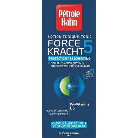 Pétrole Hahn Lotion Force 5 Protection Cheveux Blancs ou Gris 300ml