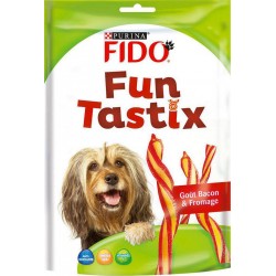 Fido Fun Tastix Sticks Goût Bacon et Fromage 150g