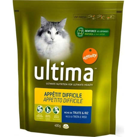 Ultima Croquettes Chat Appétit Difficile Truite 400g