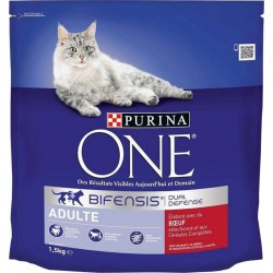 Purina One Croquettes Chat Adulte Boeuf 1,5Kg