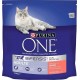 Purina One Croquettes Chat Adulte Saumon 1,5Kg