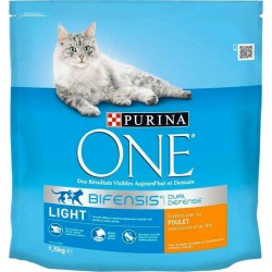 Purina One Croquettes Chat Light Poulet 1,5Kg