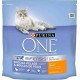 Purina One Croquettes Chat Pelage et Boules de Poils Poulet 1,5Kg