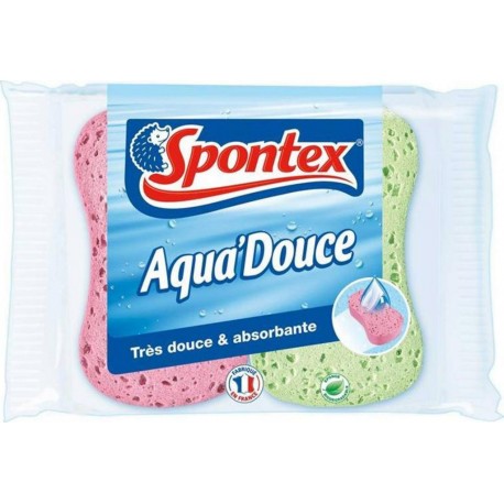 Spontex Eponge Aqua’Douce Par 2