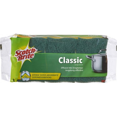 Scotch-Brite Classic Efficace Très Longtemps Par 3