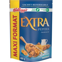 Kellogg's Kellogg’s Extra Pépites Chocolat Au Lait Maxi Format 800g