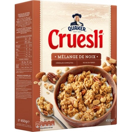 Quaker Cruesli Mélange De Noix 450g