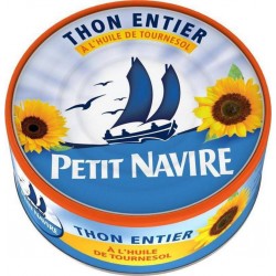 Petit Navire Miettes de Thon à l'Huile de Tournesol 160g