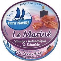 Petit Navire Thon Le Mariné Vinaigre Balsamique & Echalote 110g