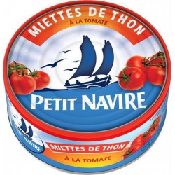 Petit Navire Miettes de Thon à la Tomate 250g