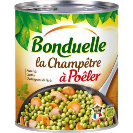 Bonduelle La Champêtre Petits Champignons Carottes à Poêler 600g