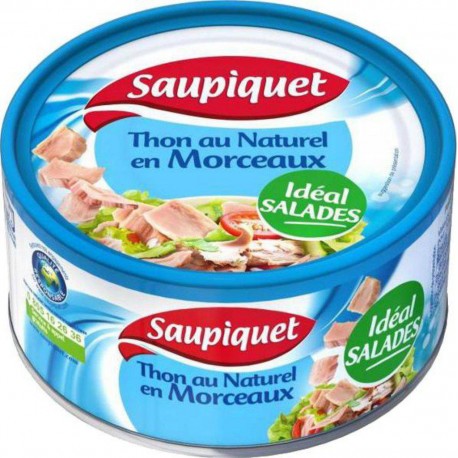 Saupiquet Thon au Naturel en Morceaux 112g