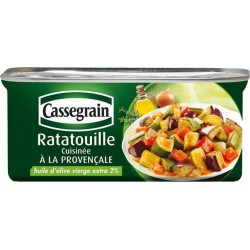 Cassegrain Ratatouille Cuisinée à la Provençale à l'Huile d'Olive Vierge-Extra 200g