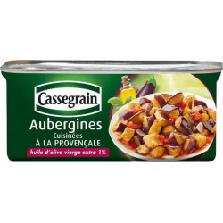 Cassegrain Aubergines Confites à la Provençale à l'Huile d'Olive Vierge-Extra 185g