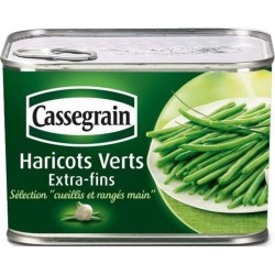 Cassegrain Haricots Verts Extra Fins Rangés à la Main 390g