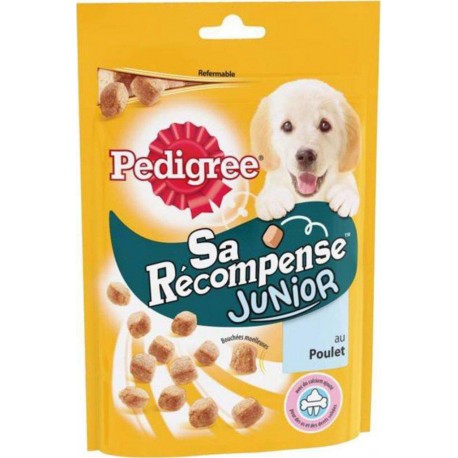 Pedigree Sa Récompense Junior Bouchées Moelleuses au Poulet 125g