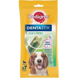 Pedigree Dentastix Daily Fresh Triple Action pour Moyens Chiens 180g