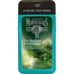 Le Petit Marseillais Douche Homme Pin Maritime & Eucalyptus Corps Visage Cheveux 250ml