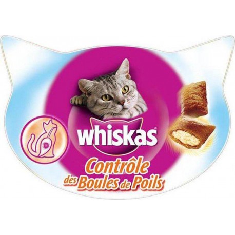 Whiskas Les Irrésistibles Contrôle des Boules de Poils 60g