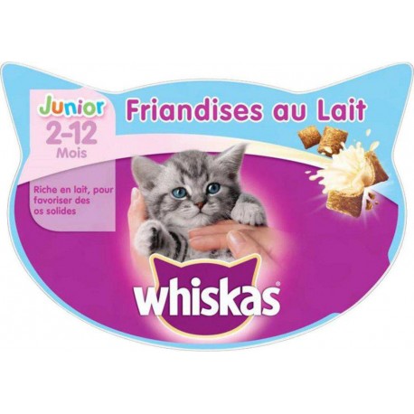 Whiskas Junior 2 à 12 Mois Friandises au Lait 55g