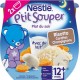 Nestlé P’tit Souper Plat du Soir Risotto Carottes Champignons 2x200g 400g