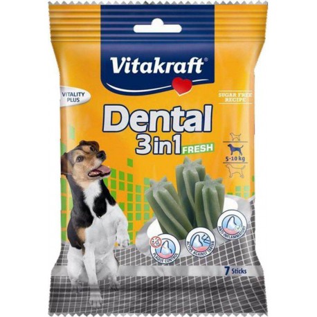 Vitakraft Dental 3 en 1 Fresh pour Chien 120g