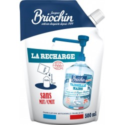 Briochin La Recharge Liquide Vaisselle Mains au Savon Noir et Algues Marines 500ml