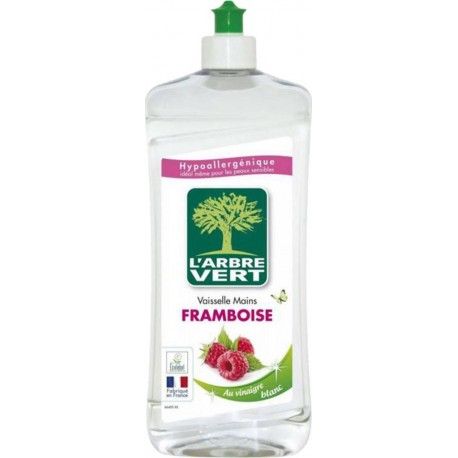 L'Arbre Vert L’Arbre Vert Vaisselle & Mains Hypoallergénique à la Framboise et au Vinaigre Blanc 750ml