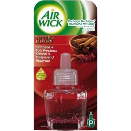 Air Wick Recharge Électrique Touch of Luxury Cannelle & Bois Précieux 19ml