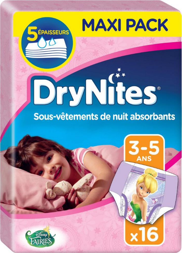 HUGGIES DryNites Sous-vêtements de nuit absorbants pour garçons