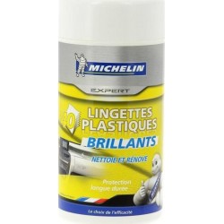 Michelin Expert Lingettes Plastiques Brillants Nettoie et Rénove x40