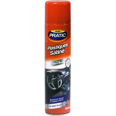 Auto Pratic Plastiques Satiné Tous Types de Plastiques Parfum Voiture Neuve 400ml