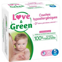 Love & Green Couches Hypoallergéniques Innovation Taille 5