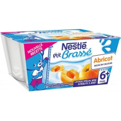 Nestlé P’tit Brassé Abricot Riche en Calcium