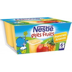 Nestlé P’tit Fruits Pommes Ananas