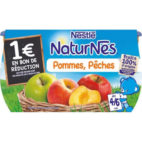 Nestlé Naturnes Pommes Pêches