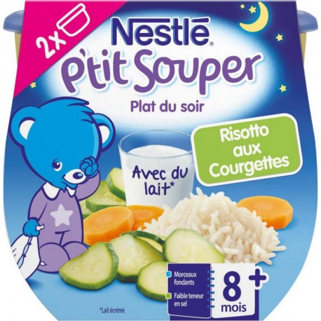 Nestlé P’tit Souper Plat du Soir Risotto aux Courgettes