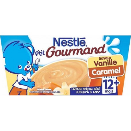 Nestlé P’tit Gourmand Mini Saveur Vanille Caramel