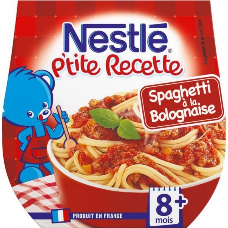 Nestlé P’tite Recette Spaghetti à la Bolognaise